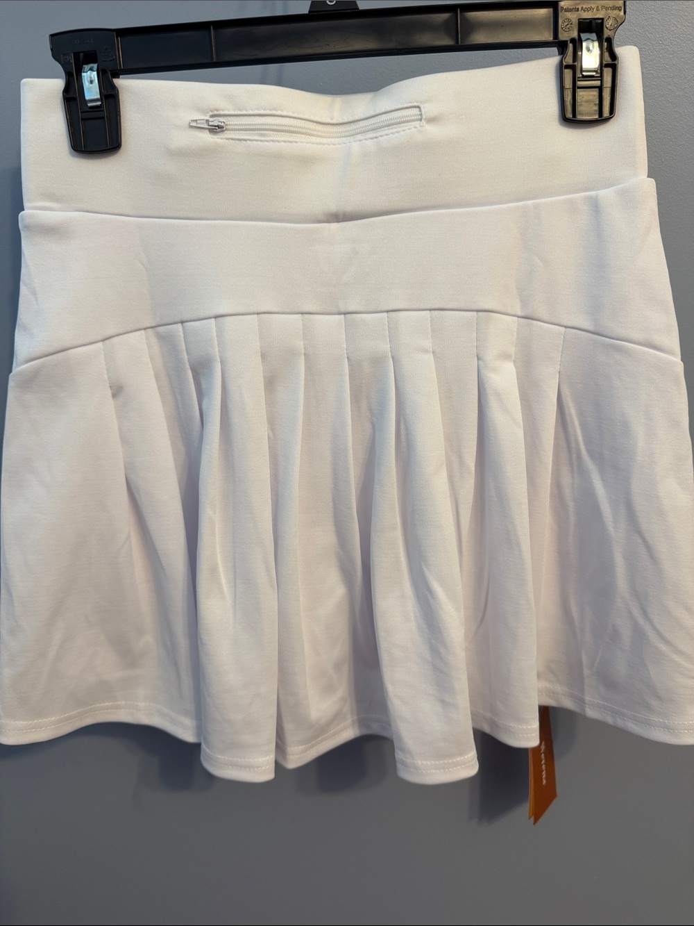 Werena white high waisted pleated tennis court athletic golf & tennis skirt